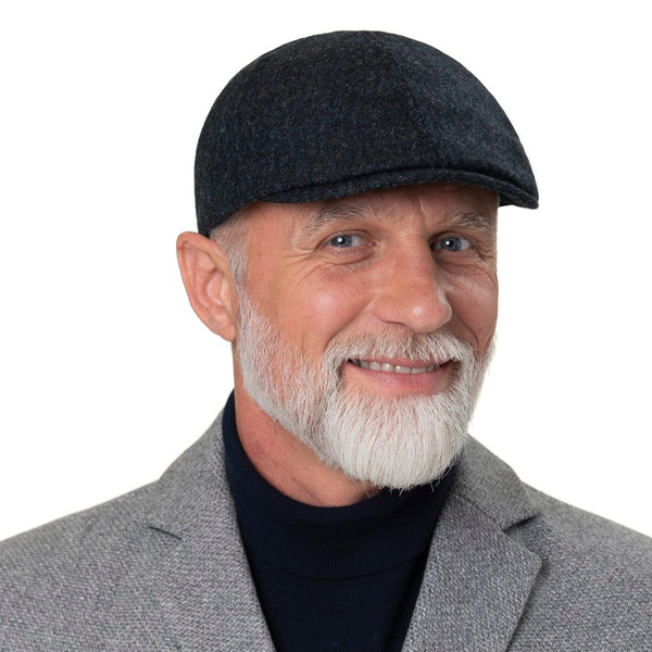 The Hat Shop Lierys Dunlop Duck Bill Cap in Navy