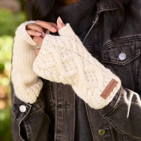 The Hat Shop Enniskerry Merino Wool Handwarmers Cream