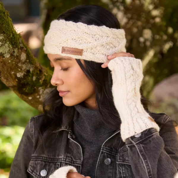 The Hat Shop Enniskerry Merino Wool Headband Cream