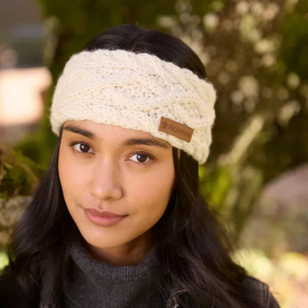 The Hat Shop Enniskerry Merino Wool Headband Cream