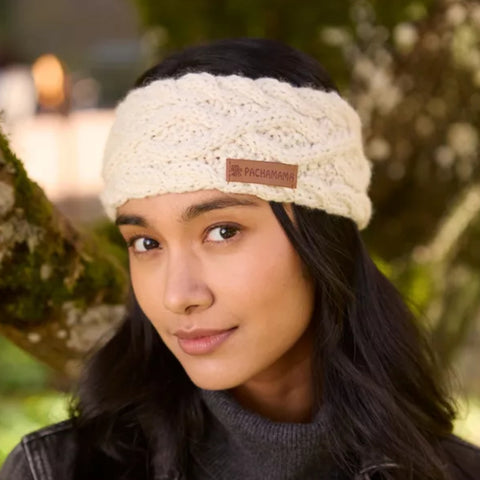 The Hat Shop Enniskerry Merino Wool Headband Cream