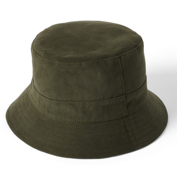 The Hat Shop Failsworth Reversible Bucket Hat Khaki