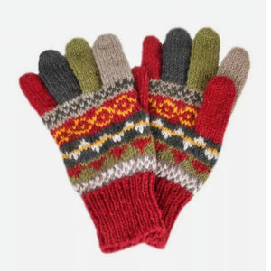 The Hat Shop Ladies Pachamama Finisterre Wool Gloves