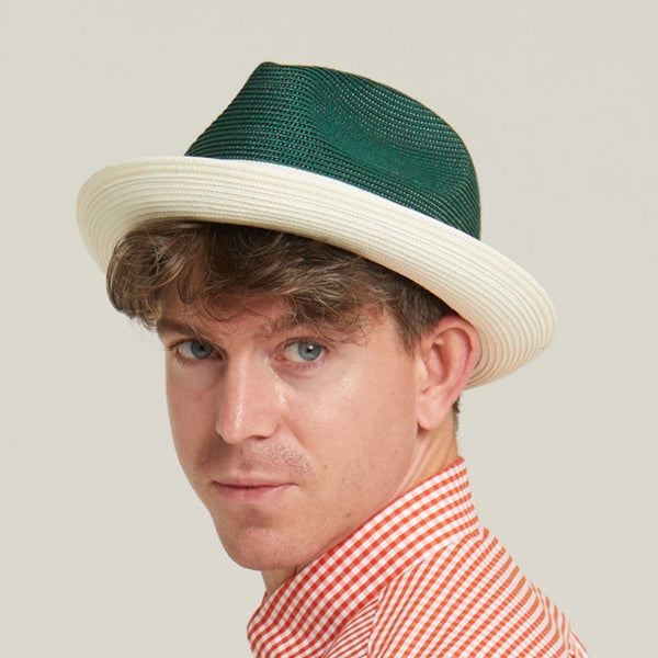 The Hat Shop Dasmarca Summer Trilby Hat 'Emerald'