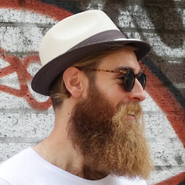 The Hat Shop Dasmarca Summer Trilby Hat 'Marble' Lifestyle