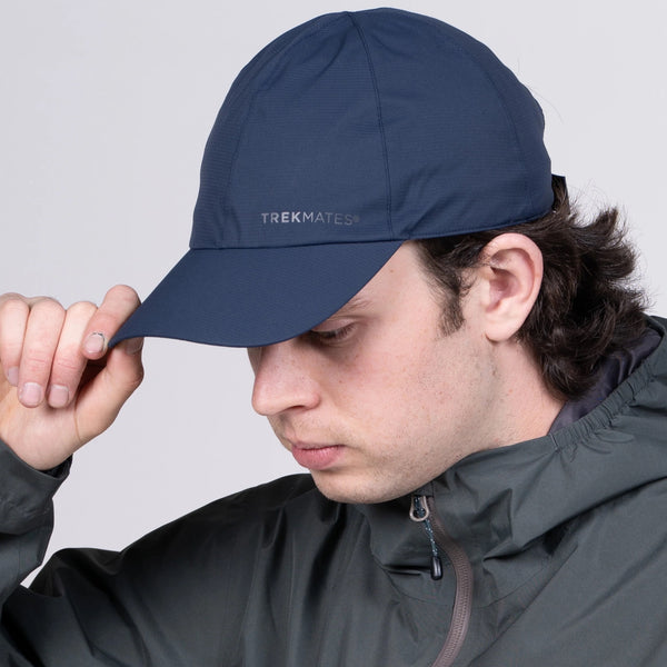 The Hat Shop Trekmates Waterproof Baseball Cap in Navy