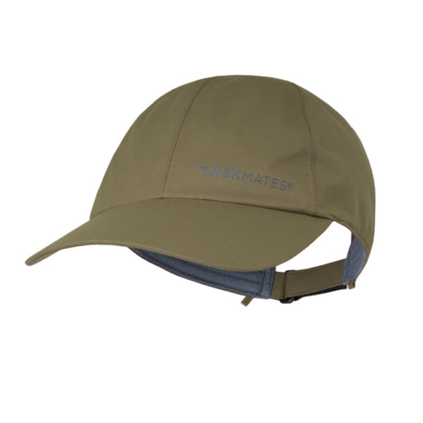 The Hat Shop Trekmates Waterproof Baseball Cap in Olive