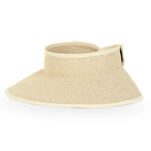 The Hat Shop Sunday Afternoons Rollable Garden Visor 'UPF50+' Cream