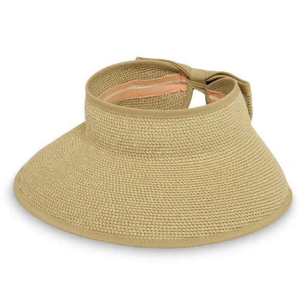 The Hat Shop Sunday Afternoons Rollable Garden Visor 'UPF50+' Natural