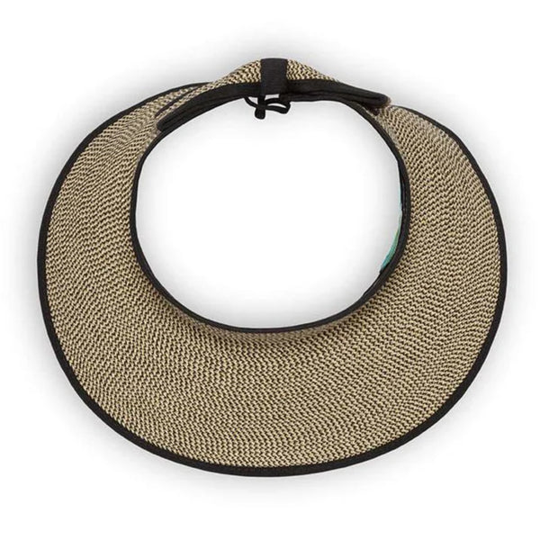The Hat Shop Sunday Afternoons Rollable Garden Visor 'UPF50+' Tweed Top