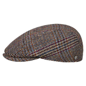 The Hat Shop Lierys Glencheck Virgin Wool Flat Cap