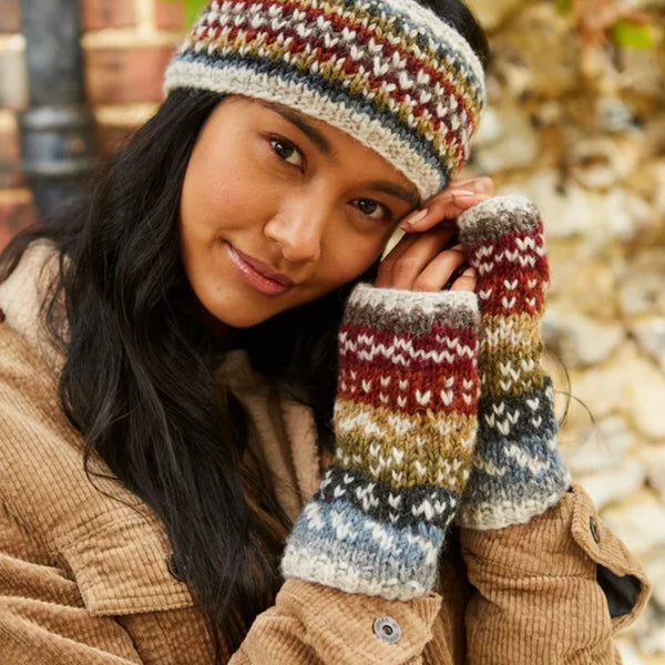 The Hat Shop Pachamama Helmsdale Wool Handwarmers
