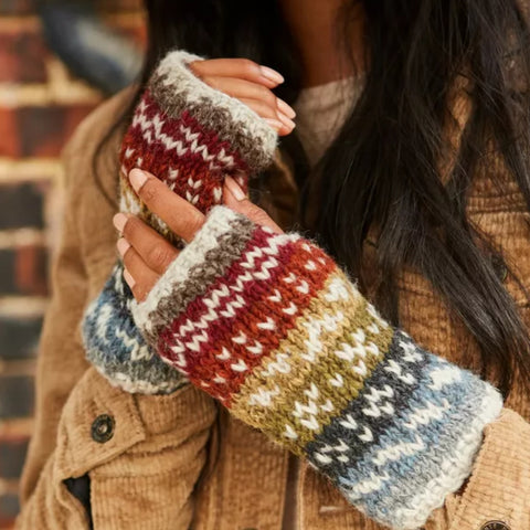 The Hat Shop Pachamama Helmsdale Wool Handwarmers