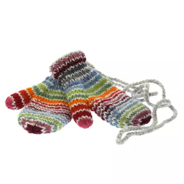 The Hat Shop Ladies Pachamama Hoxton Stripe Mittens