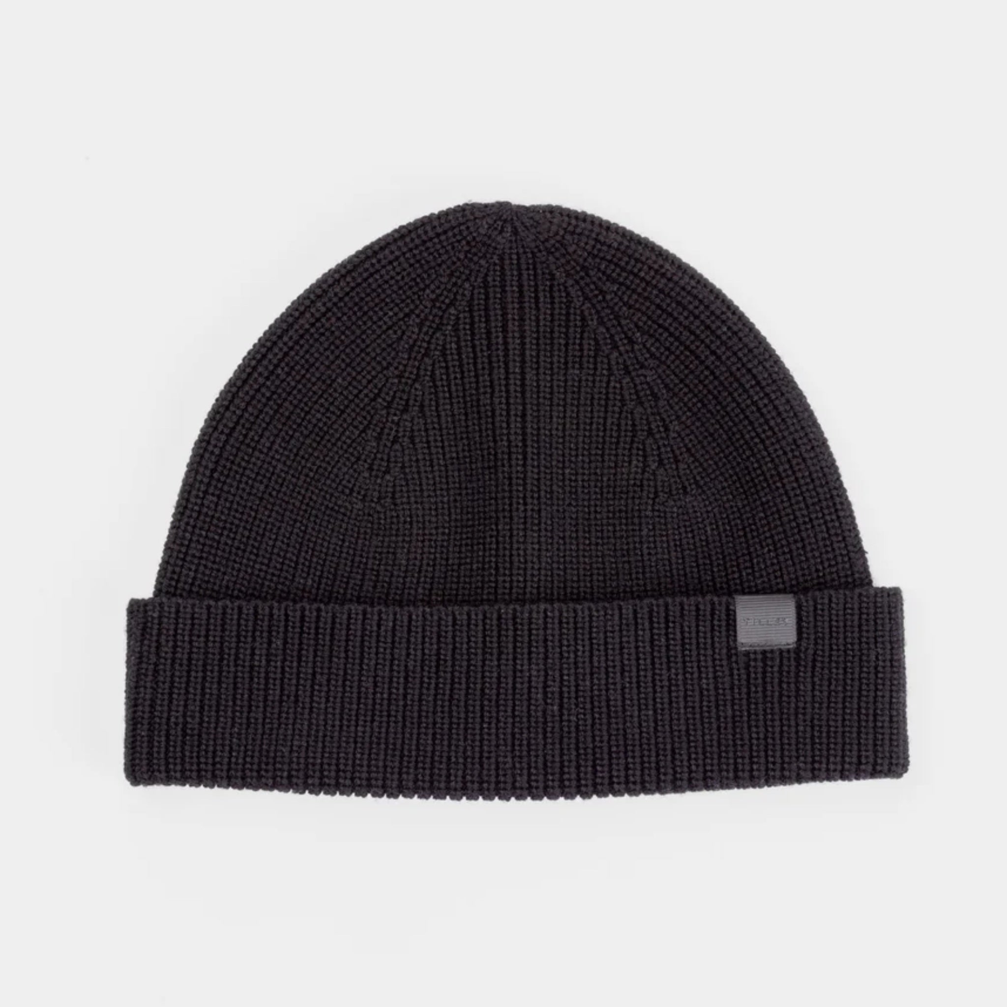 The Hat Shop Tilley Merino Wool Hydrowool Cuff Beanie Black