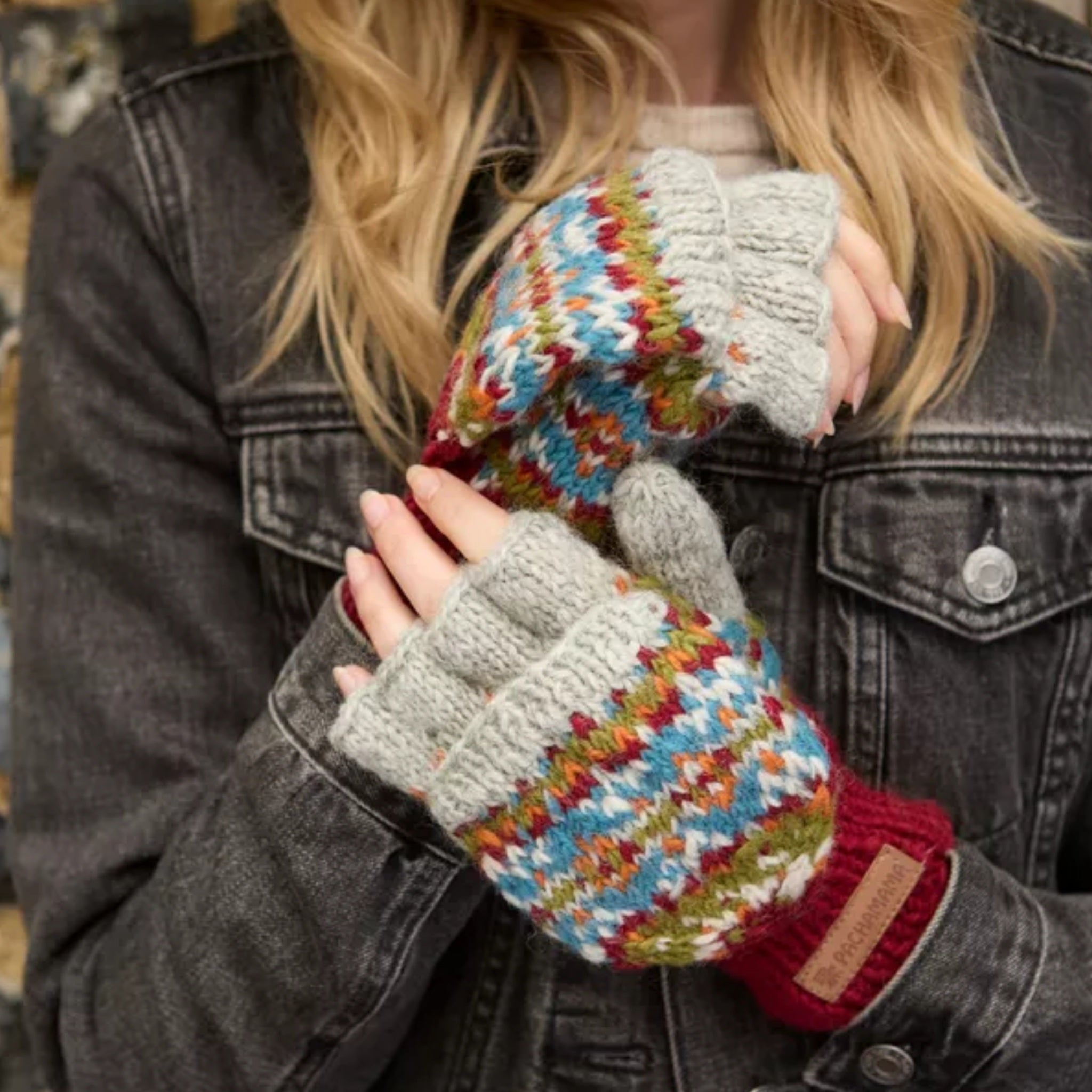 The Hat Shop Pachamama Iona Glove/Mitts Burgundy