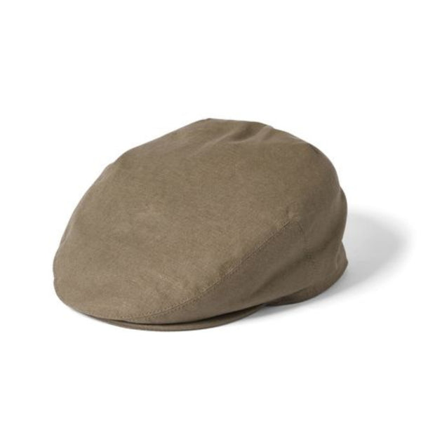 Failsworth 100% Irish Linen Flat Cap Khaki