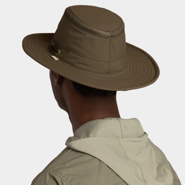 The Hat Shop Tilley LTM6 AIRFLO® Sun Hat Olive UPF50+ Back