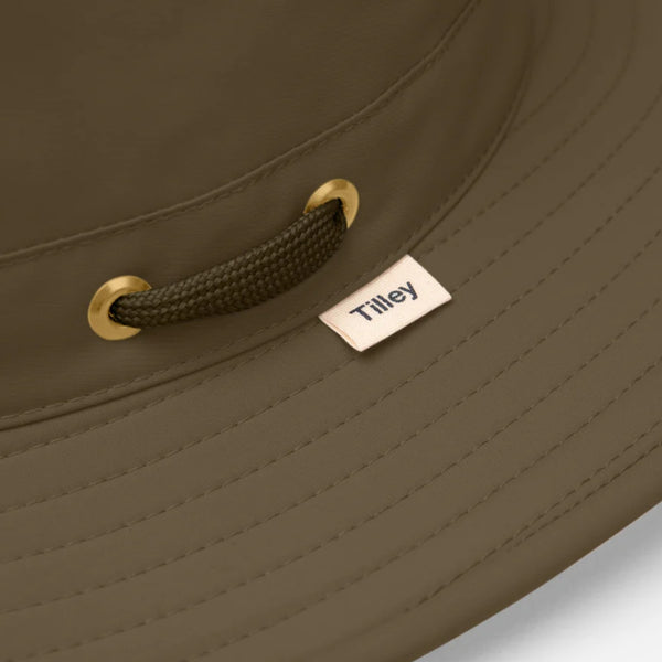 The Hat Shop Tilley LTM6 AIRFLO® Sun Hat Olive UPF50+ Side