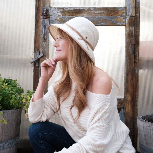 The Hat Shop Wallaroo Lady Brett Sun Hat in Ivory