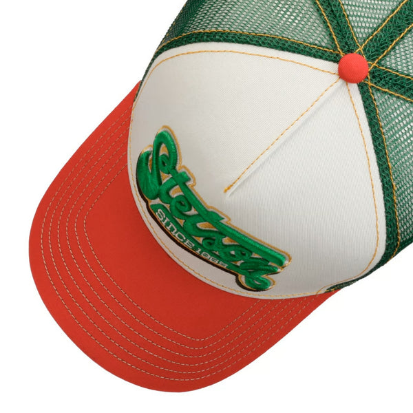 The Hat Shop Stetson Trucker Cap Lettering in green