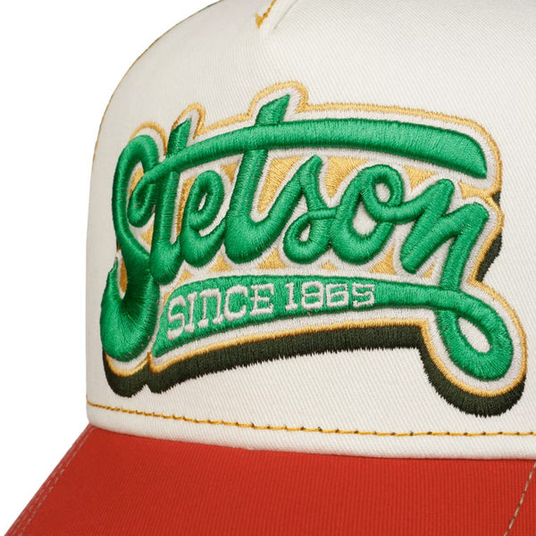 The Hat Shop Stetson Trucker Cap Lettering in green