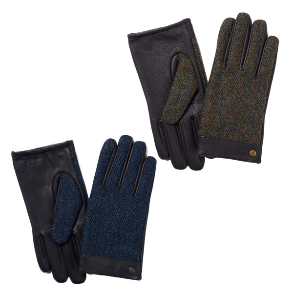 Mens Failsworth Harris Tweed Touchscreen Gloves