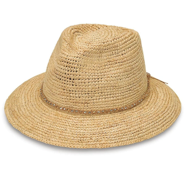 The Hat Shop Wallaroo Malibu Raffia Straw Sun Hat Natural