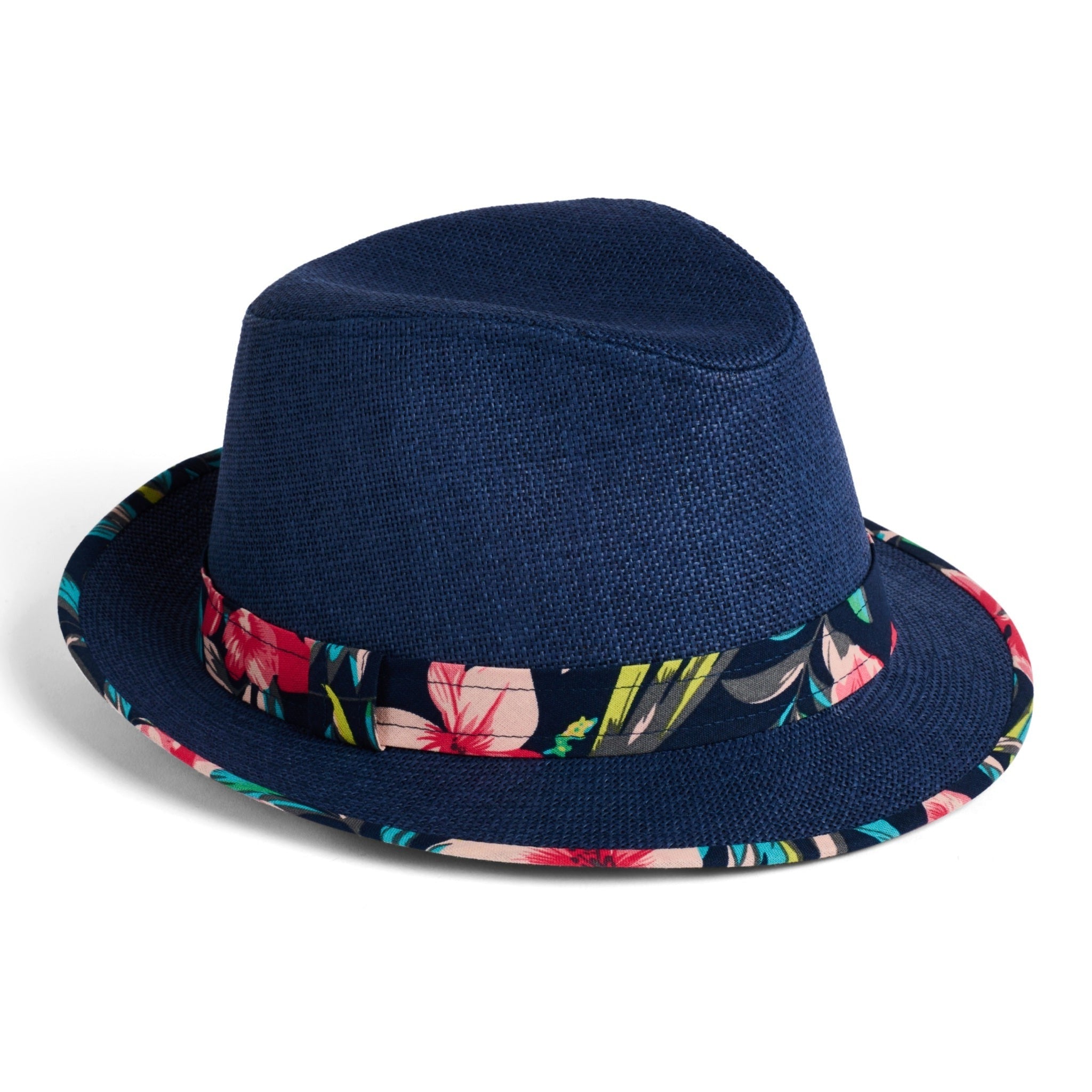 Failsworth Malibu Summer Trilby Hat 'Navy'