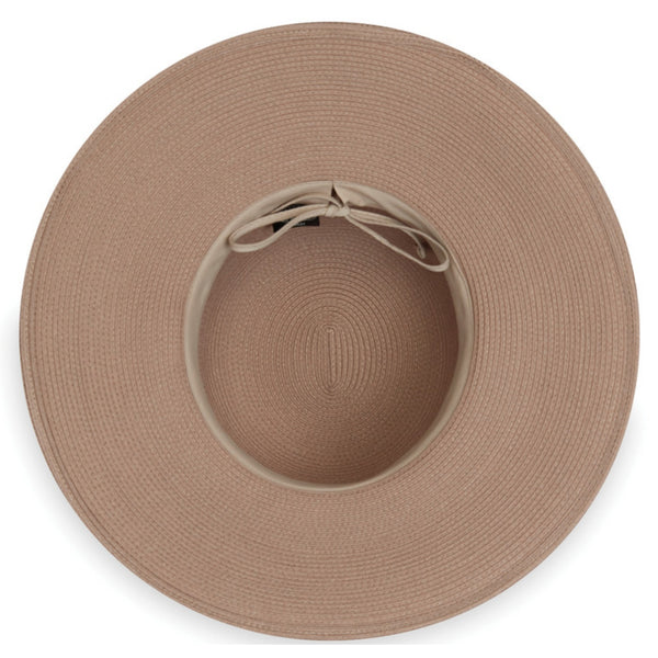 The Hat Shop Wallaroo Margot wide brim sun hat UPF50+ Taupe