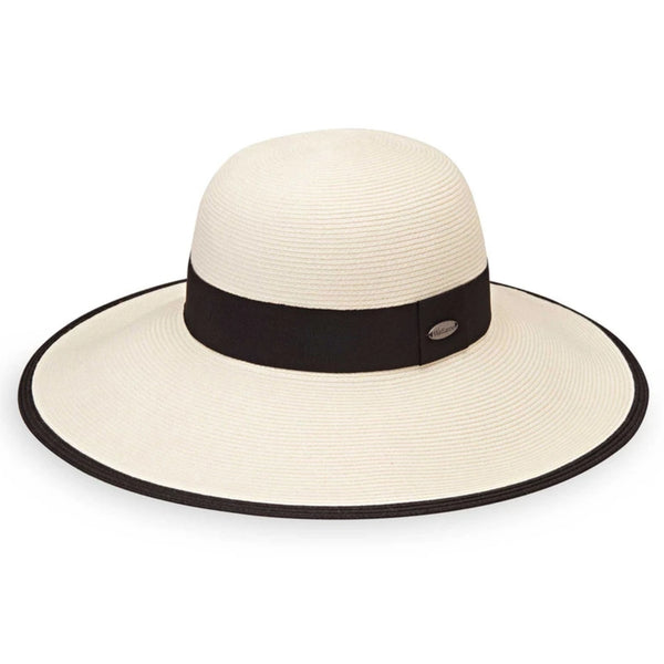 The Hat Shop Wallaroo Margot wide brim sun hat UPF50+ Ivory