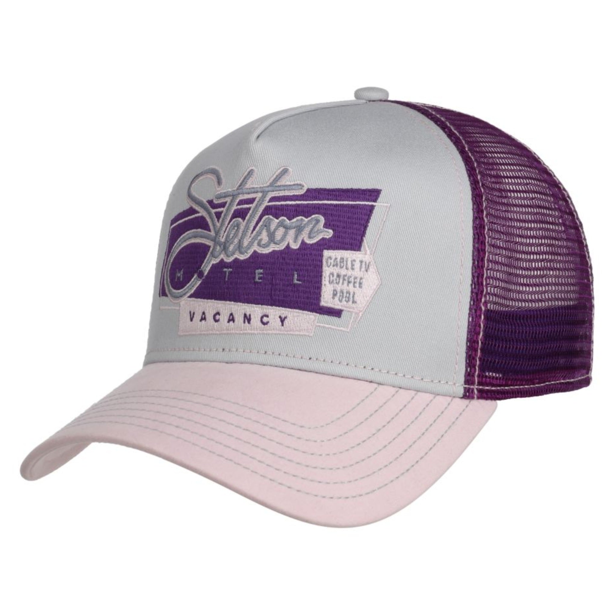 The Hat Shop Stetson Trucker Cap Purple