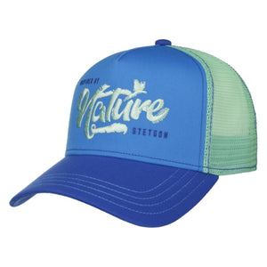 The Hat Shop Stetson Nature-Inspired Trucker Cap 'Blue'