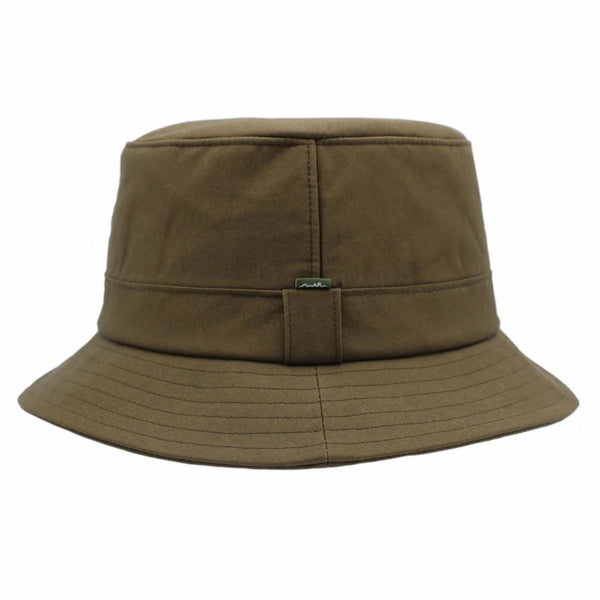 The Hat Shop Waterproof UPF50 bucket hat in moss green