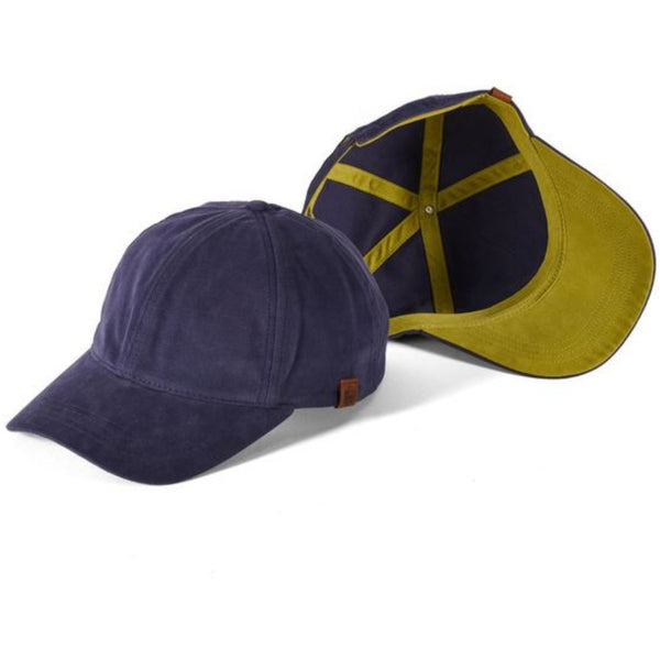 The Hat Shop Failsworth Canvas Baseball Cap Navy