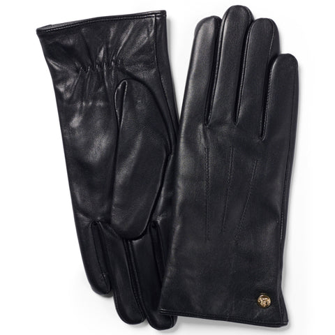 The Hat Shop Ladies Failsworth Leather Touchscreen Gloves Black