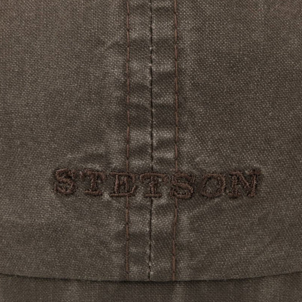 The Hat Shop Stetson Hatteras Organic Cotton Bakerboy - Newsboy Cap 'Brown'