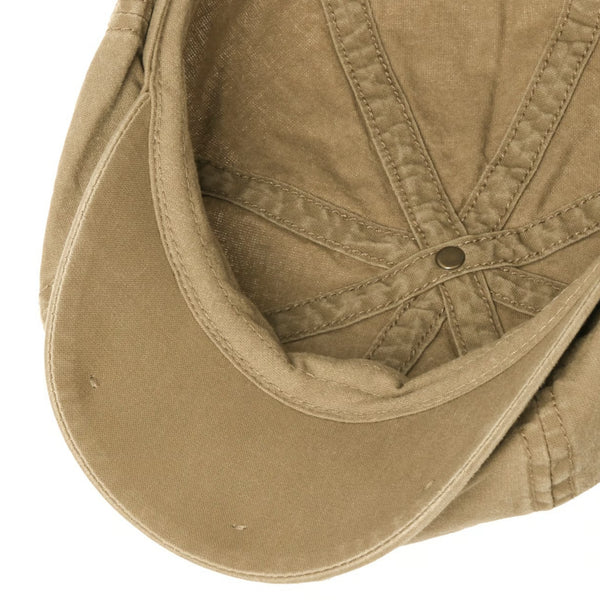 The Hat Shop Stetson Organic Cotton Hatteras Cap Khaki