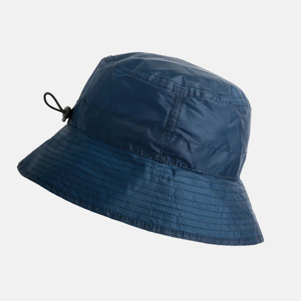 The Hat Shop Proppa Toppa Plain Waterproof Packable Hat Navy
