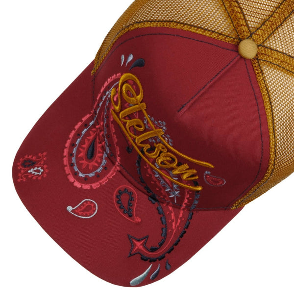 The Hat Shop Stetson Paisley Trucker Cap