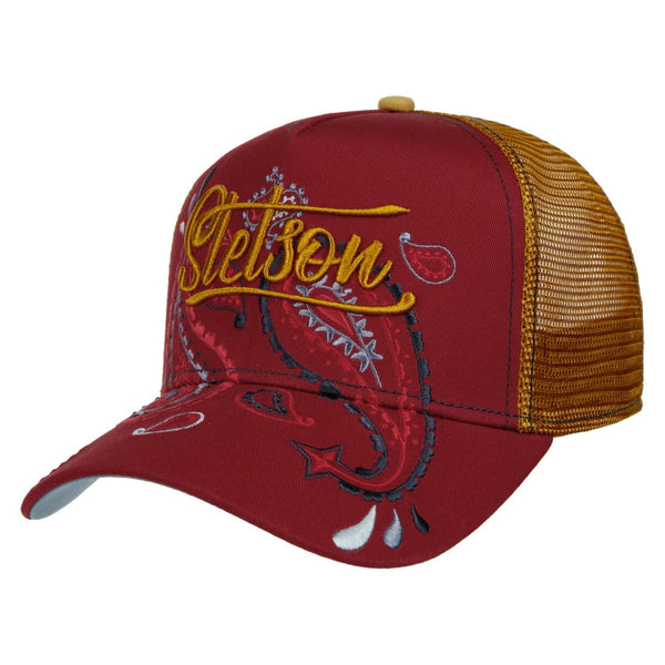 The Hat Shop Stetson Paisley Trucker Cap