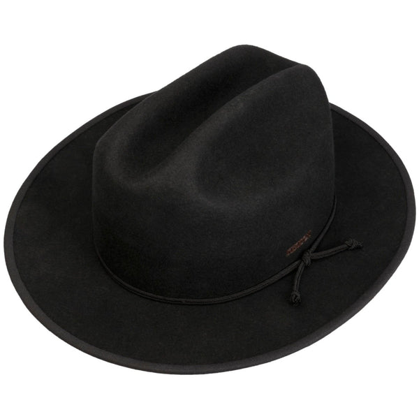 The Hat Shop Stetson Plains Cattleman Western Hat Black
