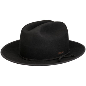 The Hat Shop Stetson Plains Cattleman Western Hat Black