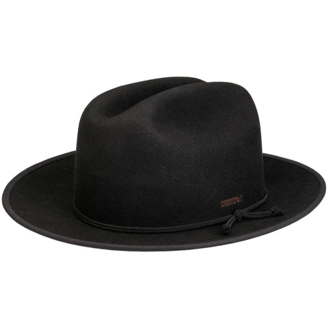 The Hat Shop Stetson Plains Cattleman Western Hat Black