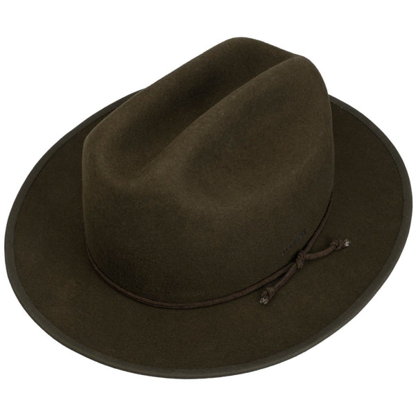 The Hat Shop Stetson Plains Cattleman Western Hat Olive