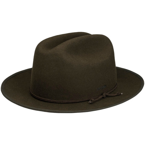 The Hat Shop Stetson Plains Cattleman Western Hat Olive