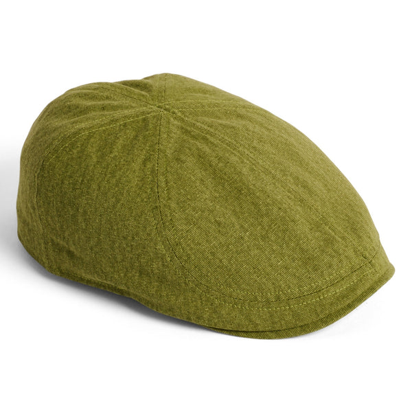 The Hat Shop Failsworth Cotton Porto Duckbill Cap 'Green/Teal'