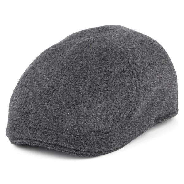 The Hat Shop Failsworth Porto Wool Blend Cap Grey