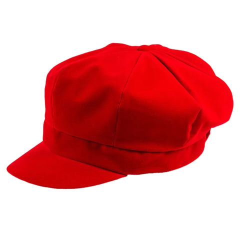 The Hat Shop Ladies Proppa Toppa Chelsea Hat Red