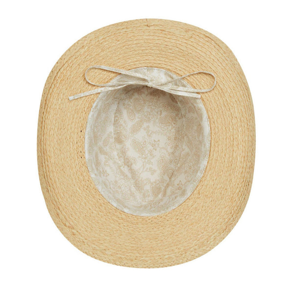 The Hat Shop Wallaroo Quinn Straw Sun Hat Underside